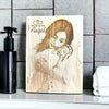 Custom Baby Portrait Wood Engraving