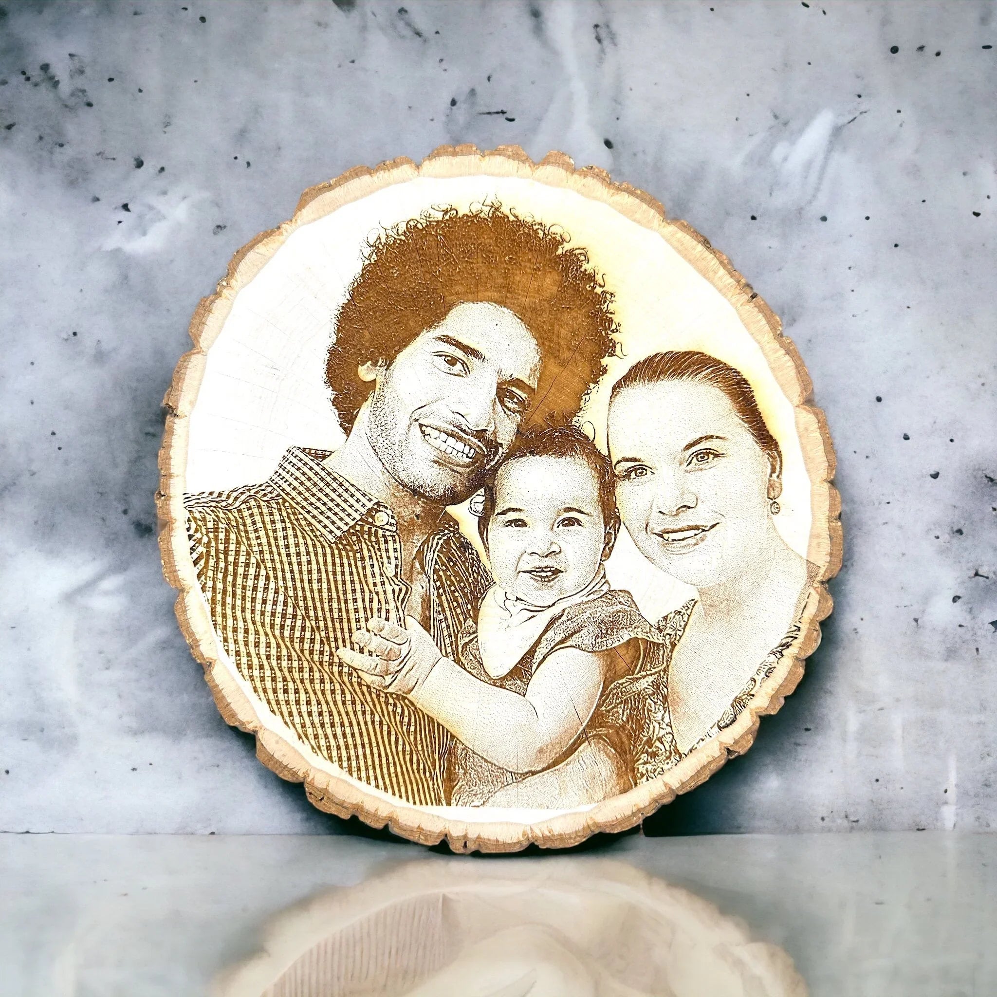Family is Everything" Round Plaque