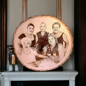 Family is Everything" Round Plaque