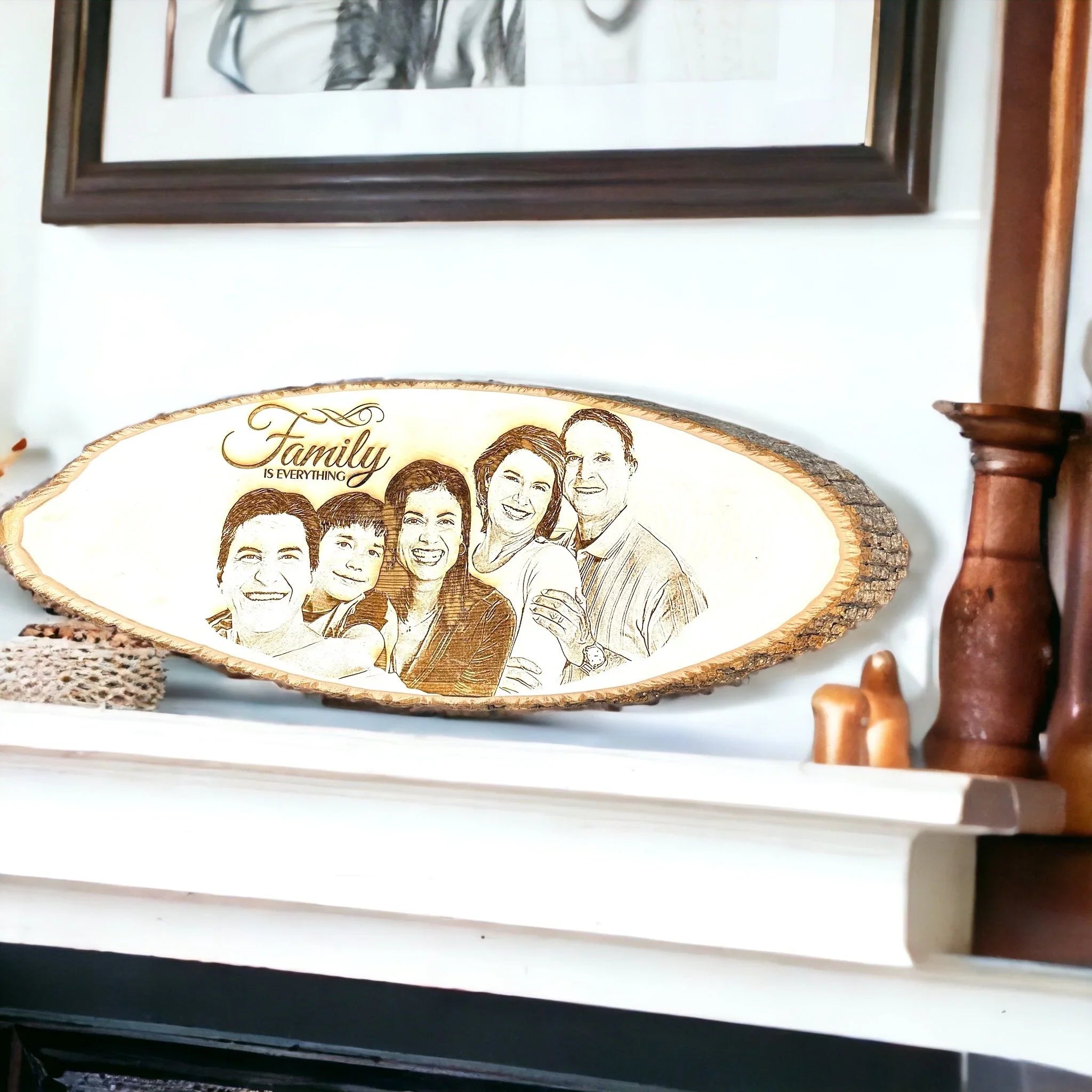 "Family is Everything"-Square/Oval Plaque