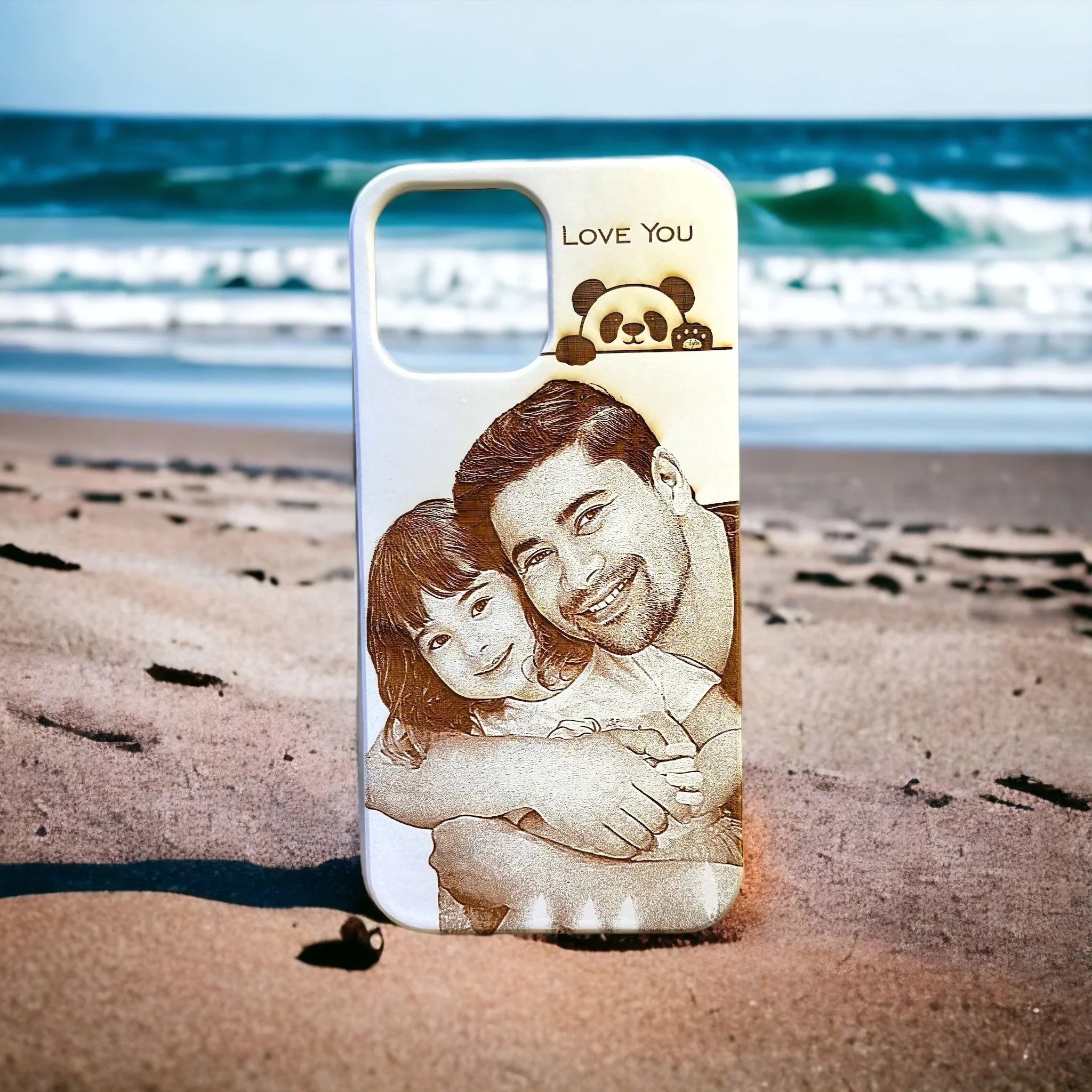 “Full Moon ” Personalized Wood Phone Case