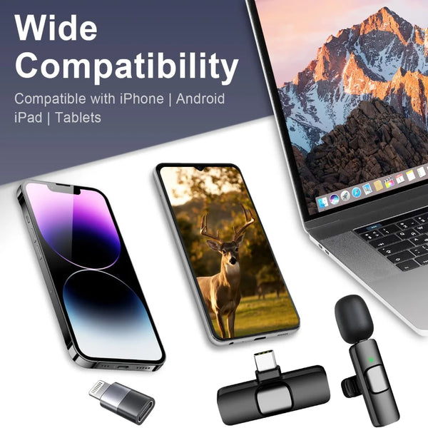 Wireless Clip-on Mic Duo