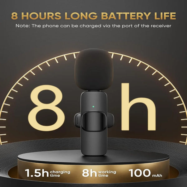 Wireless Clip-on Mic Duo
